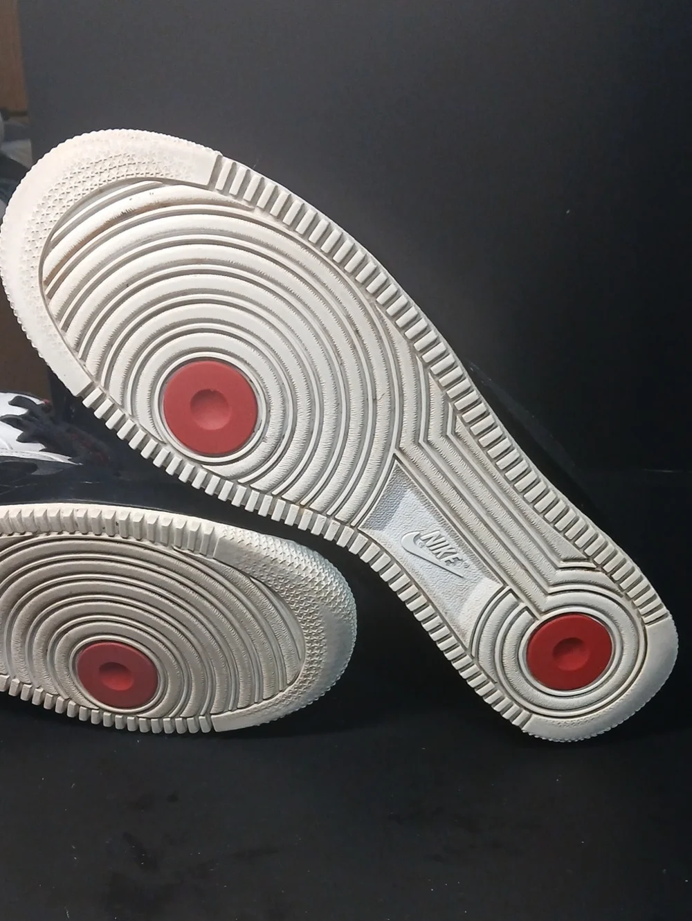 Air Jordan Fusion 9 'White Black Red' (2009) .Mens Size-12.  100%AUTHENTIC!